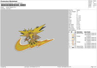 Swoosh Zepdos Embroidery File 6 sizes