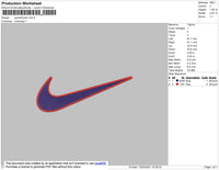 Swoosh 2 Color 10 size