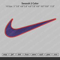 Swoosh 2 Color 10 size