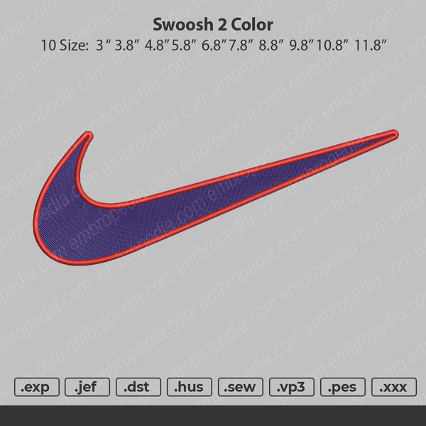 Swoosh 2 Color 10 size