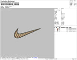 Swoosh 4pf Embroidery File 4 size