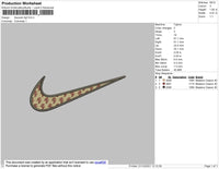 Swoosh 4pf Embroidery File 4 size