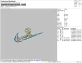 Swoosh Killua V4 Embroidery File 4 size