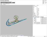 Swoosh Killua V4 Embroidery File 4 size