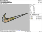 Swoosh Nanami Embroidery File 4 size