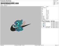 Swoosh Stitch V3 Embroidery File 4 size