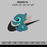 Swoosh Stitch V3 Embroidery File 4 size