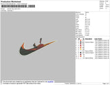 Swoosh StarWars Embroidery File 4 size