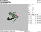 Swoosh Zelda Embroidery File 4 size