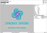 Synergytext Embroidery File 6 sizes