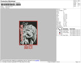 Toga Himiko Embroidery File 8 size