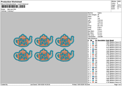 Carepatch Embroidery File 6 sizes