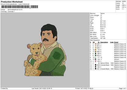 Photoembro 005 Embroidery File 6 sizes