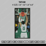 Tatum Embroidery File 4 size