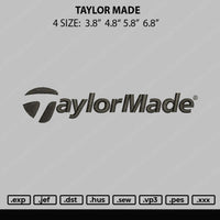 Taylor Made Embroidery File 4 size