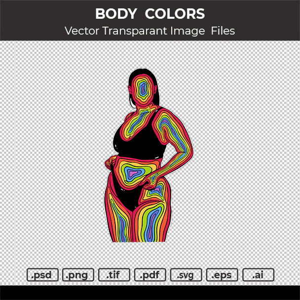 BODY  COLORS Vector Art