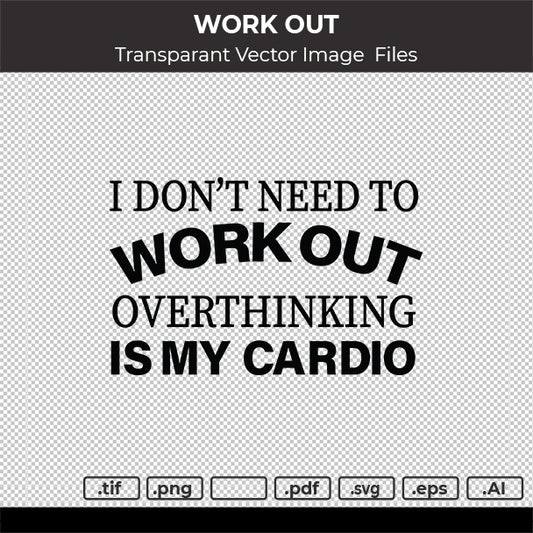 WORK OUT VECTOR IMAGE