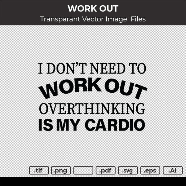 WORK OUT VECTOR IMAGE