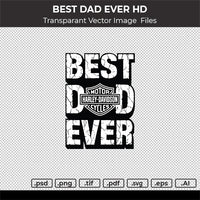 BEST DAD EVER HD VECTOR IMAGE