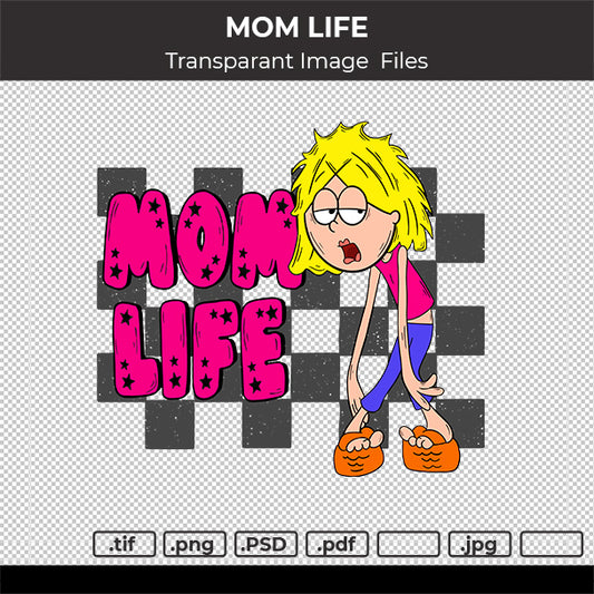 Mom Life Printable image file