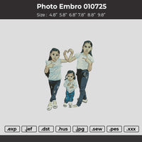 Photoembro 010725 Embroidery File