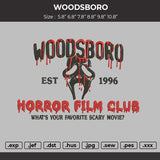 WOODSBORO Embroidery File 6 sizes