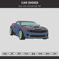 Car 200525 Embroidery Files