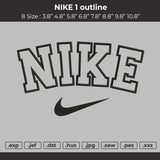 Nike 1 Outline Embroidery