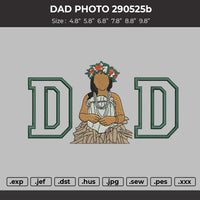 DAD applique Photo  for Embroidery machine