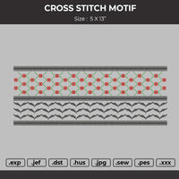 Cross stitch motif