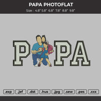 Papa Photo 2905B Embroidery File
