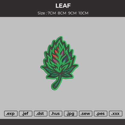 LEAF Embroidery files