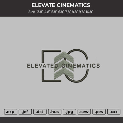 ELEVATE CINEMATICS Embroidery File