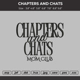 Chapter and chats Embroidery File