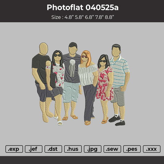 Photoflat 0305a Embroidery File