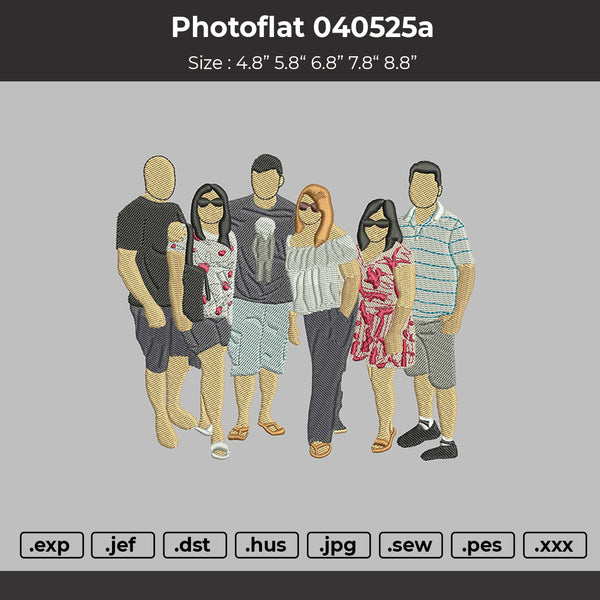 Photoflat 0305a Embroidery File