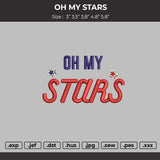 OH MY STARS Embroidery Files