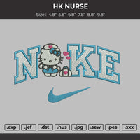 Nike Hk Nurse Embroidery File 6 sizes