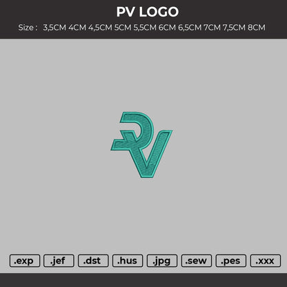 PV LOGO Embroidery File