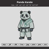 Panda2705 Embroidery File 6 sizes