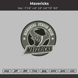 Mavericks Embroidery Design File