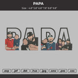 Papa Photo 200525 Embroidery File