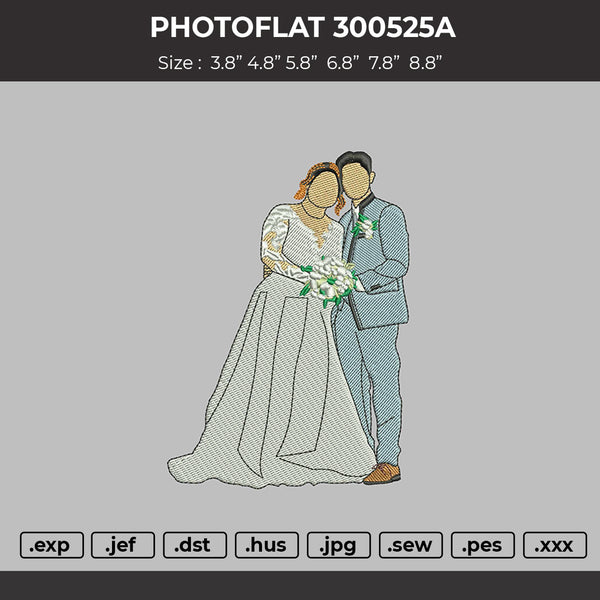 Photoflat 300525A Embroidery Machine File