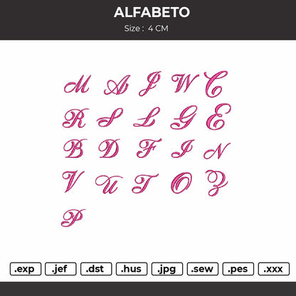 ALFABETO Embroidery File
