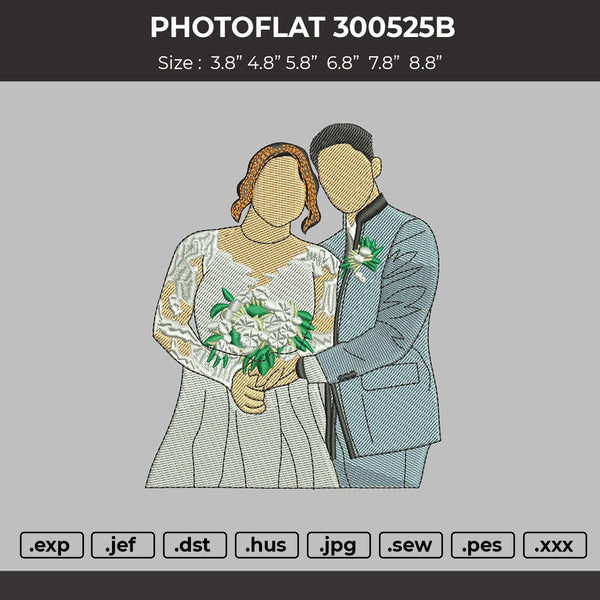Photoflat 300525B Embroidery Machine File