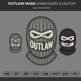 OUTLAW Embroidery & Vector File