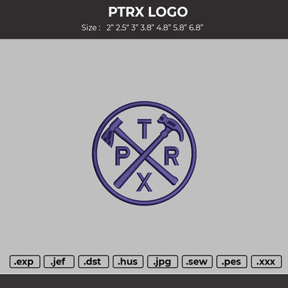 PTRX LOGO Embroidery File