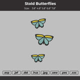 Stold Butterflies Embroidery File