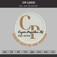 Cpcircle V2 Embroidery File 6 sizes