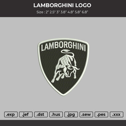 LAMBORGHINI LOGO Embroidery File